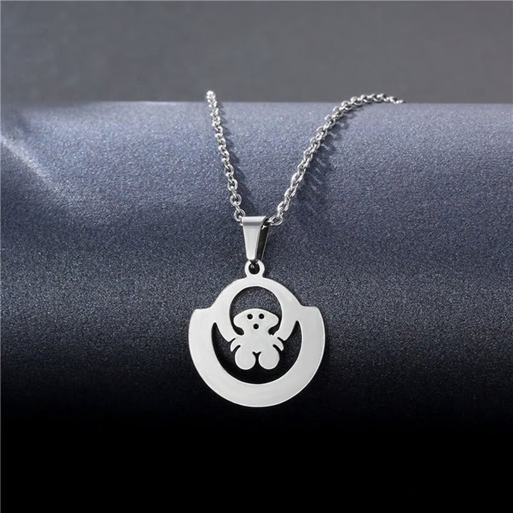 Stainless Steel Beautiful Simple Necklaces for Girls/Women, UNI22299